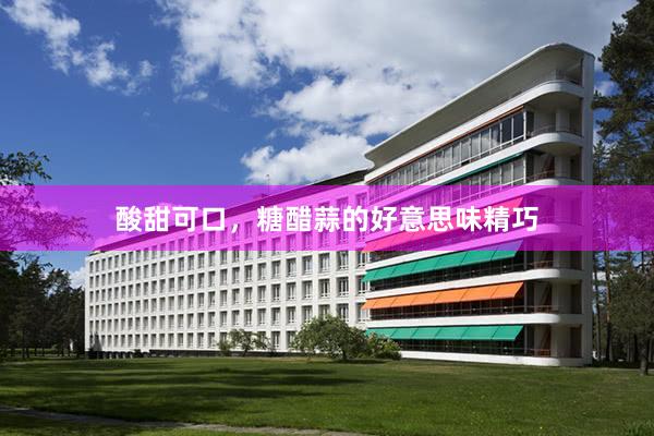 酸甜可口，糖醋蒜的好意思味精巧